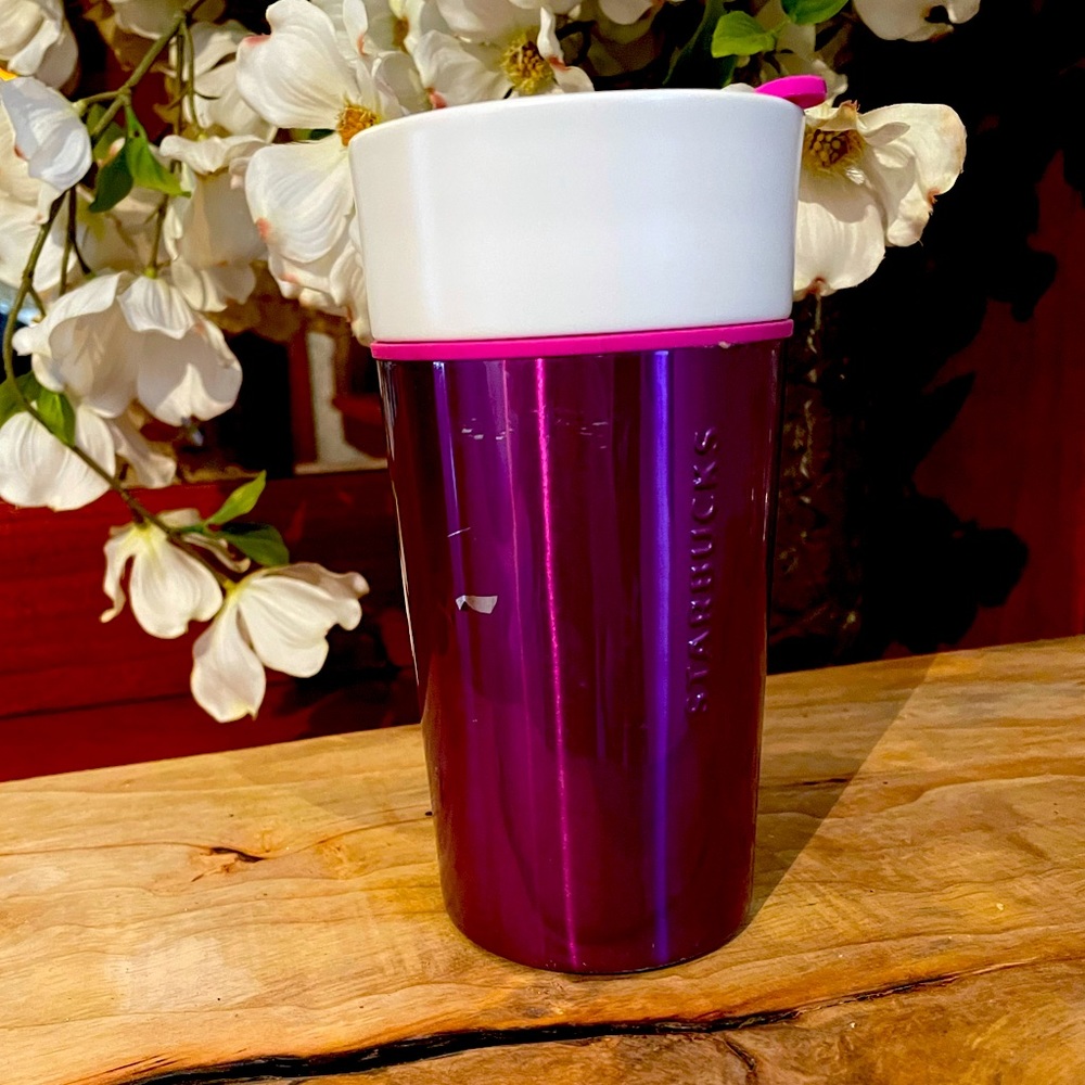 Rare metallic pink Starbucks tumbler